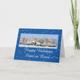 Sister in Law Merry Christmas card