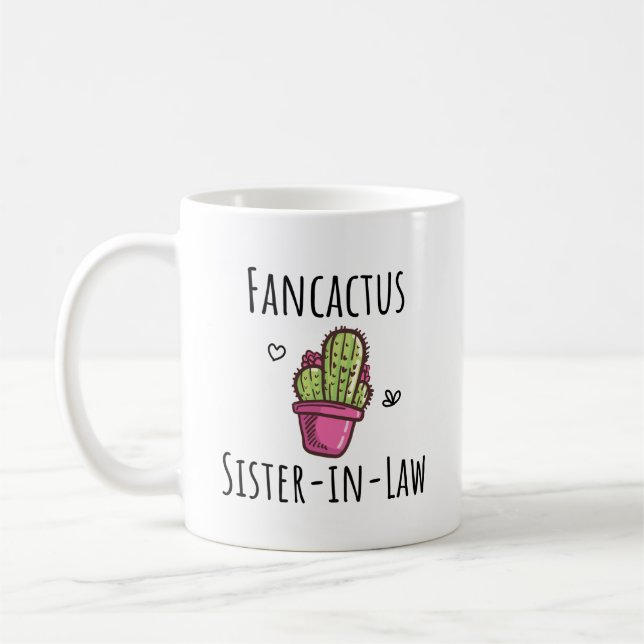 Sister in Law New Future or Current Gift Coffee Mug (Left)