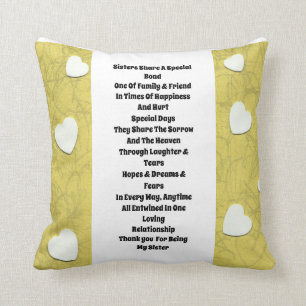 Sister Inspirational Cushion