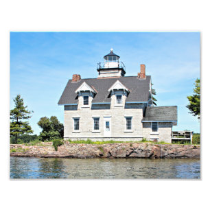 Sister Islands Lighthouse, 1,000 Islands New York Photo Print