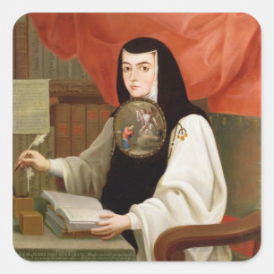 Sister Juana Ines de la Cruz Square Sticker