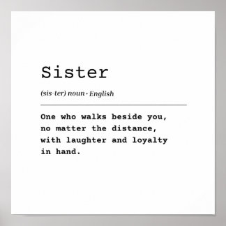 Sister – Laughter & Loyalty Poster