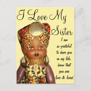 Sister,Love_ Postcard
