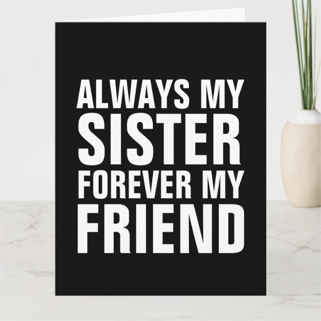 SISTER LOVE YOU GREETING CARDS (Front)