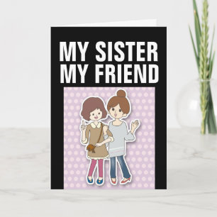 SISTER LOVE YOU THINKING OF YOU GREETING CARDS