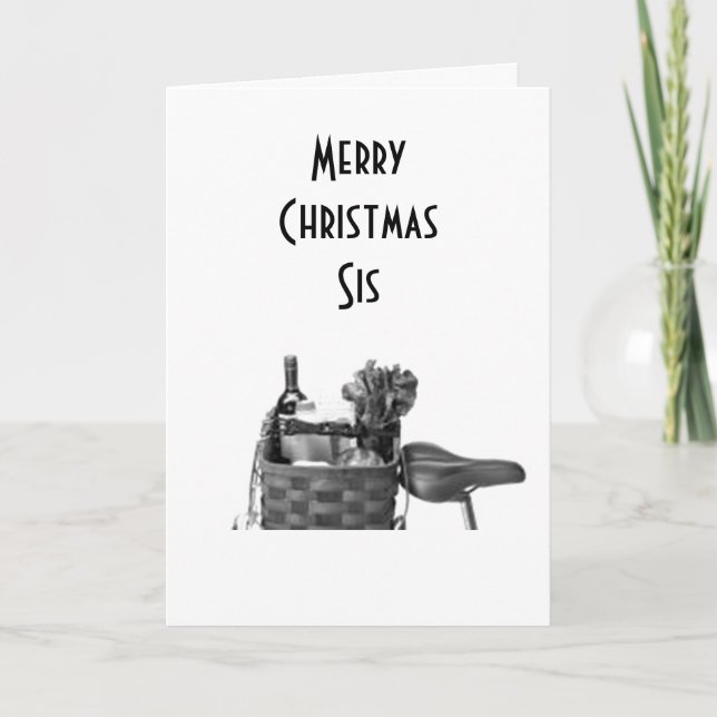 SISTER-MERRY CHRISTMAS AND ALL YEAR LOVE HOLIDAY CARD (Front)