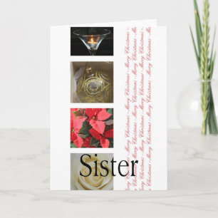 Sister Merry Christmas card