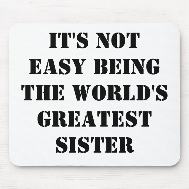 Sister Mouse Mat (Front)