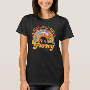 Sister of Groovy one Matching Family 1st Birthday T-Shirt