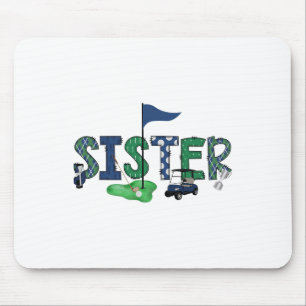 Sister Of The Birthday Boy Hole In One Golf Sport Mouse Mat