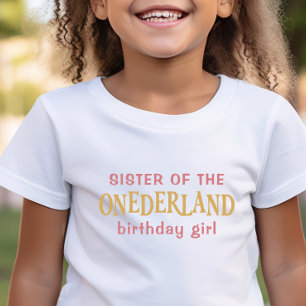 Sister of the birthday girl Alice in Wonderland  T-Shirt