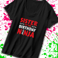 Sister of the Birthday Ninja - Birthday Party