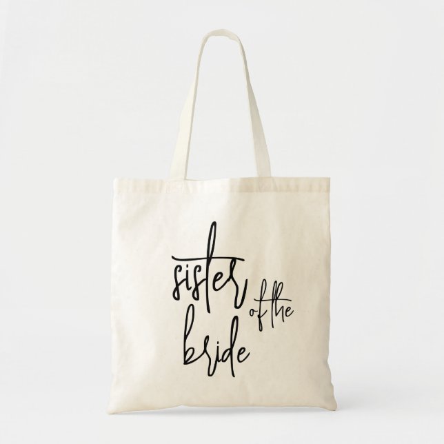 Sister of the bride Tote Bag (Front)