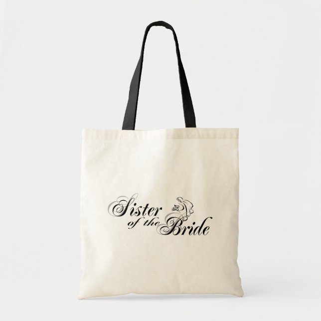 Sister of the Bride Tote Bag (Front)