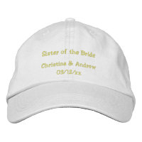 "Sister Of the Bride" w/ Couple's Names