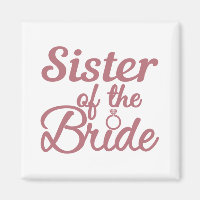Sister Of The Bride Wedding Family Matching