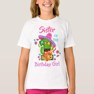Sister of the first birthday fiesta Mexico Party T-Shirt