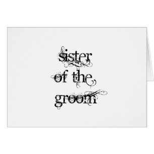 Sister of the Groom