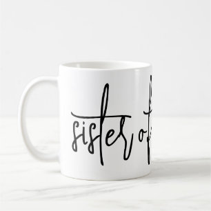 Sister of the groom coffee mug