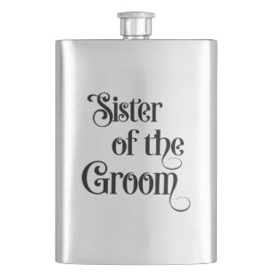 Sister of the Groom Hip Flask