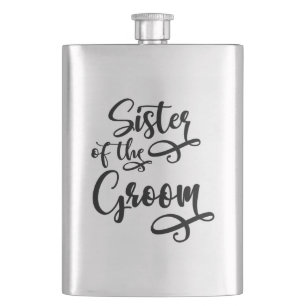 Sister of the Groom Hip Flask