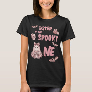 Sister of the Spooky One Cute Pinkoween Party T-Shirt