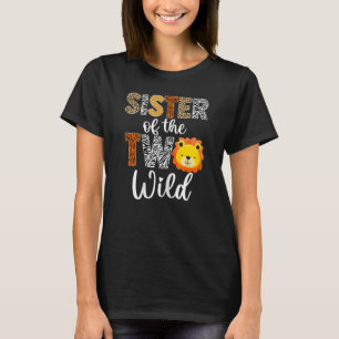 Sister of the Two Wild Baby Lion 2nd Birthday Boy  T-Shirt