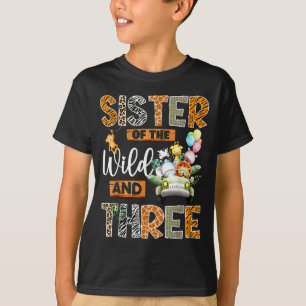 Sister Of The Wild And Three 3rd Birthday Boy Safa T-Shirt
