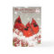 Sister, Oil Painted Red Cardinals In Snow Scenery