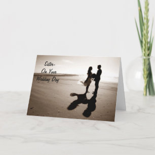 SISTER ON YOUR WEDDING DAY-LOVE/FUN CARD