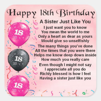 18th Birthday Stickers | Zazzle.co.uk