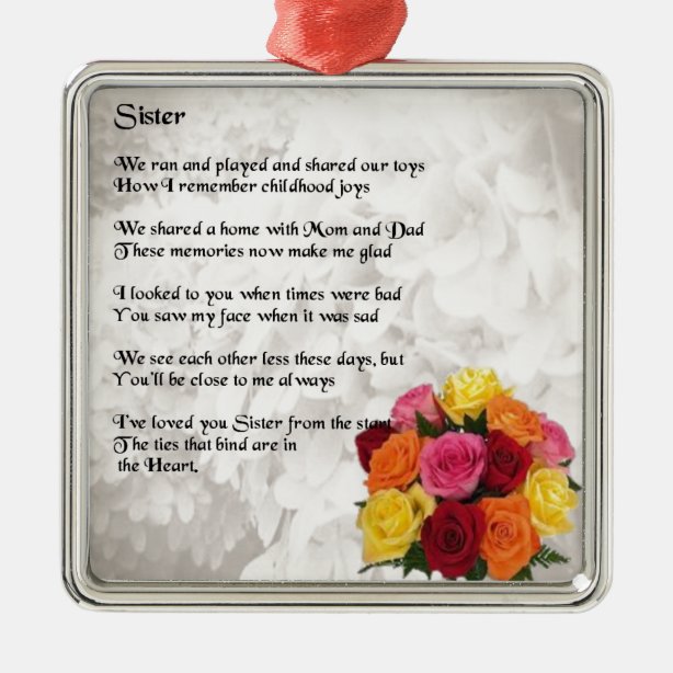 Sister Poem Gifts &amp; Gift Ideas | Zazzle UK