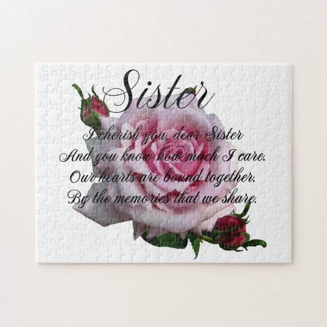 SISTER QUOTE JIGSAW PUZZLE (Horizontal)