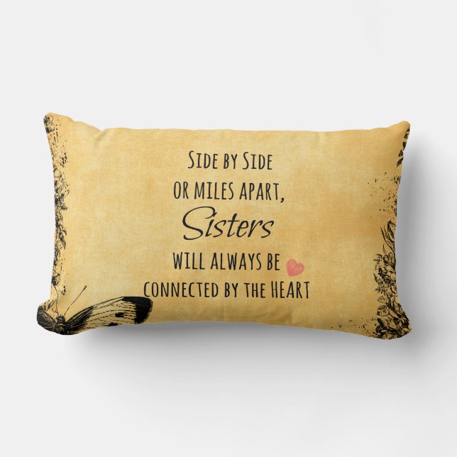 Sister Quote Lumbar Cushion (Front)
