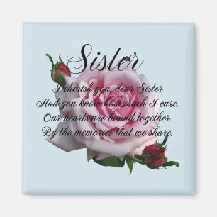 SISTER QUOTE MAGNET