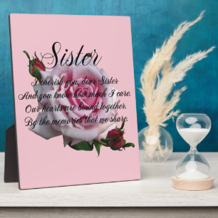 SISTER QUOTE PLAQUE