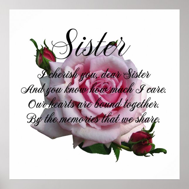 SISTER QUOTE POSTER (Front)