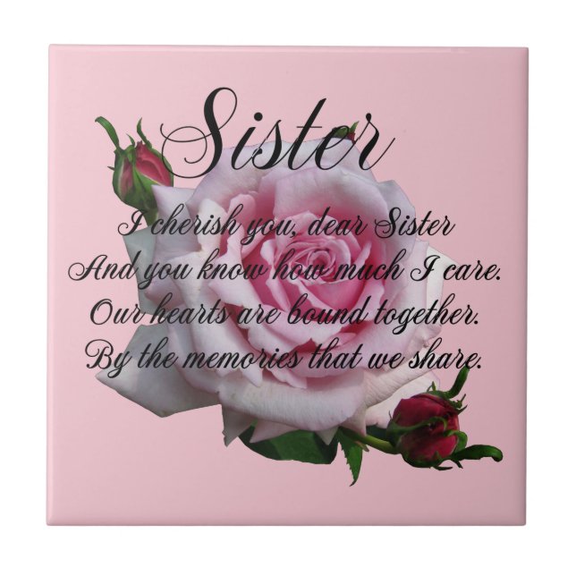 SISTER QUOTE TILE (Front)