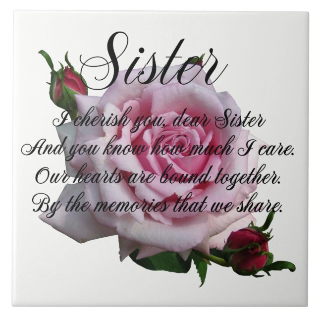 SISTER QUOTE TILE (Front)
