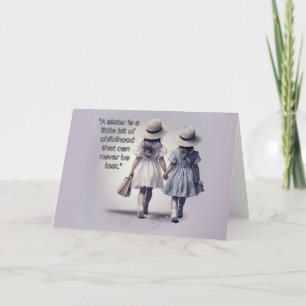 SISTER SAYING NOTE CARD