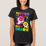 Sister Shark Birthday Sister Shark Tee Family Moth<br><div class="desc">Sister Shark Birthday Sister Shark Tee Family Mother's Day</div>