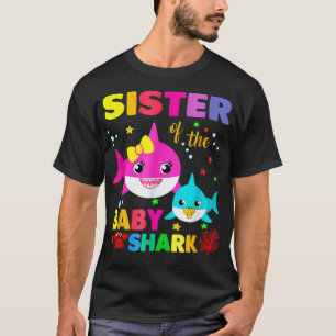 Sister Shark Sister Shark Family Mother's Day  T-Shirt