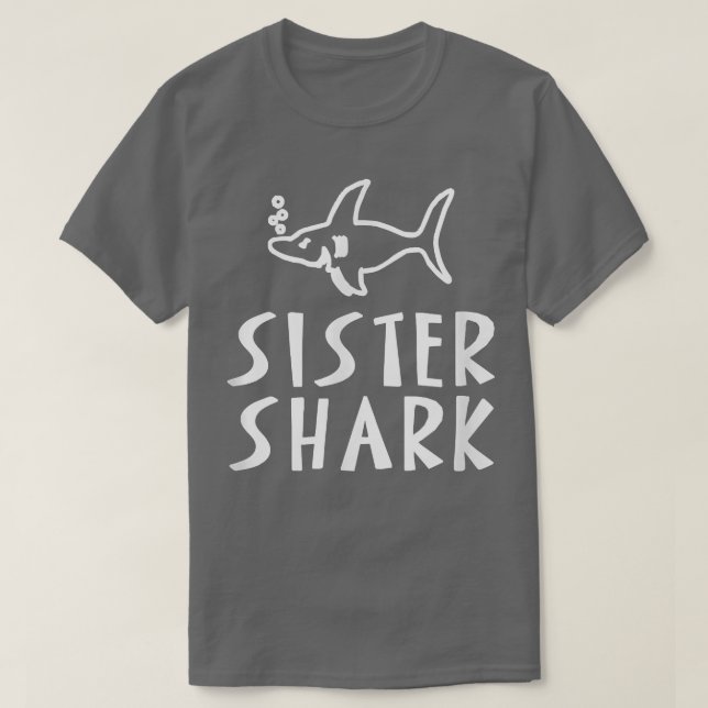 Sister Shark  T-Shirt (Design Front)