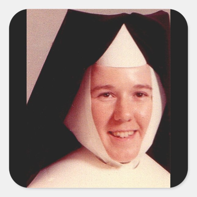 sister sister square sticker (Front)