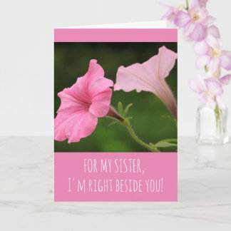 Sister Support Cancer/Serious Illness Card