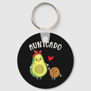 Sistercado Cute Avocado Brother Siblings Dancing Key Ring