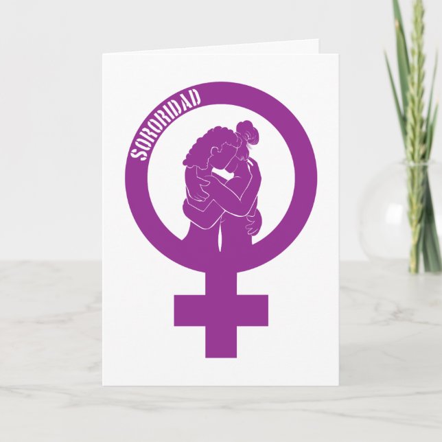 Sisterhood Greeting Card (Blank) (Front)