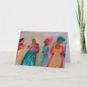 "Sisterhood" In honour of Breast Cancer Awareness Card