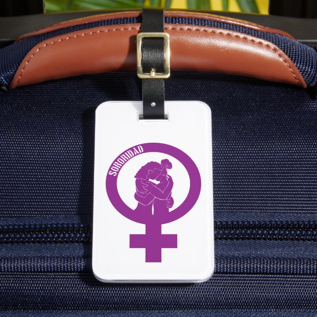 Sisterhood Luggage Tag (Front Insitu 2)