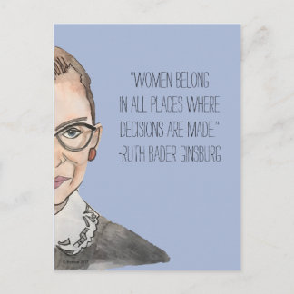 Sisterhood postcard- RBG Postcard